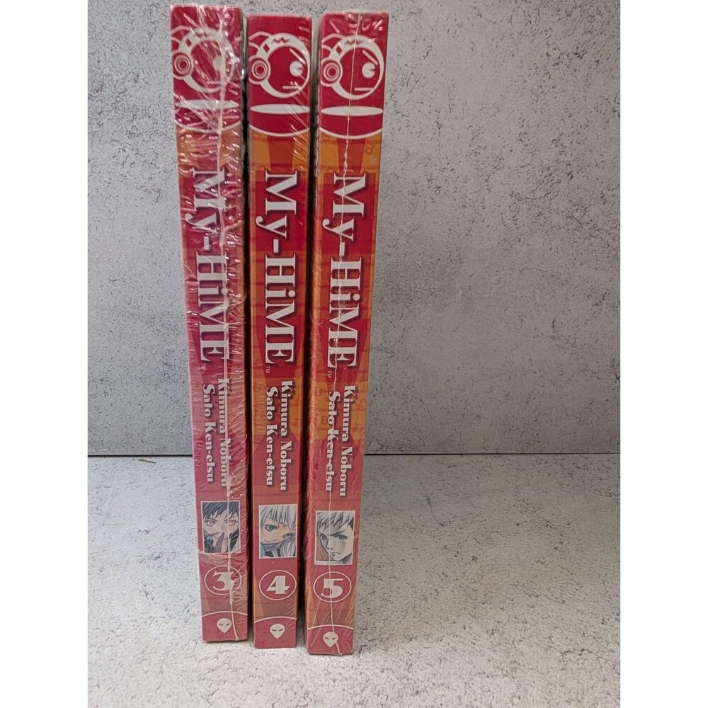 My-HiME Manga Vol 3–5 Sealed Set — Tokyopop English First Printings